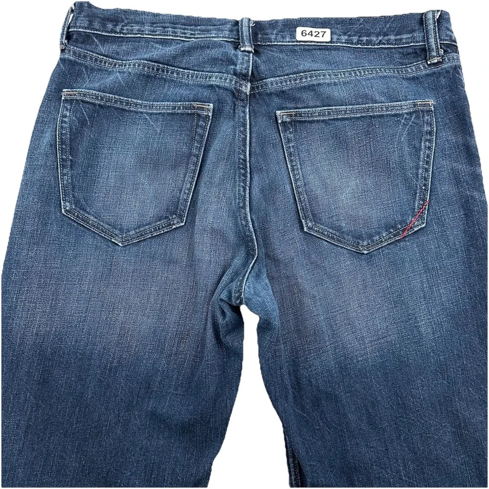 Y2K Banana Republic Relaxed Jeans Men 33x34 Medium Wash Blue Denim 100% Cotton